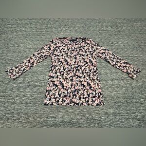 Tommy Hilfiger 3/4 Sleeve T-Shirt Floral Print Ladies XS